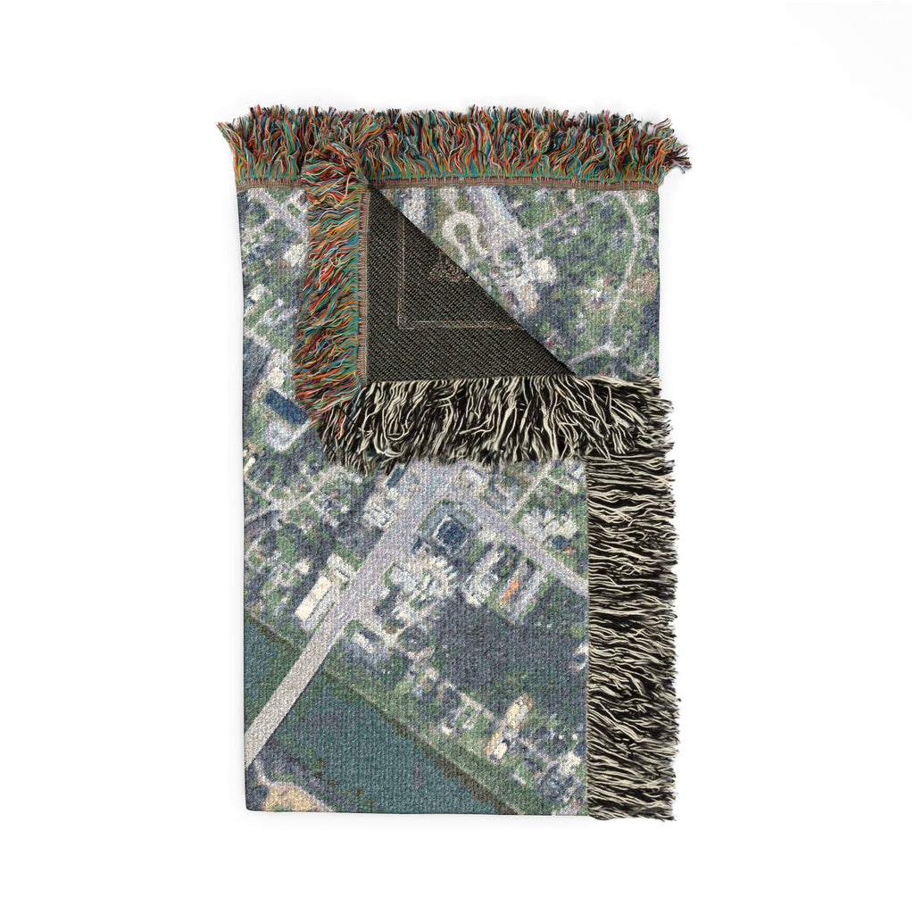 TG Golf Shop Muni Course Map Woven Blanket | Ted Rhodes